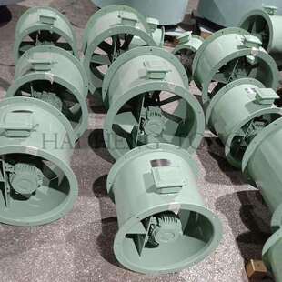 防爆船用轴流通风机JCZ系列管道式轴流风机2.2KW便携船舱通风机