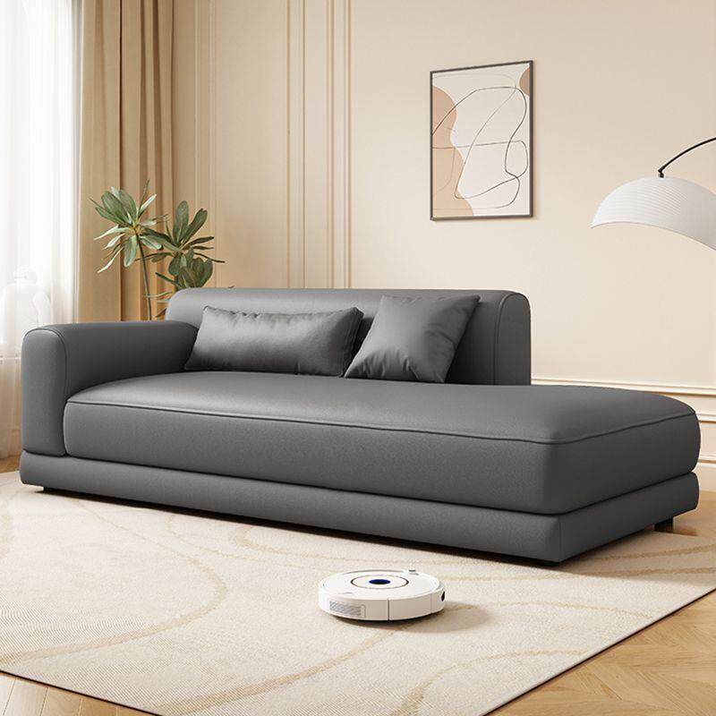 意式轻奢贵妃位沙发客厅小户型贵妃沙发卧室现代猫抓皮贵妃椅单榻