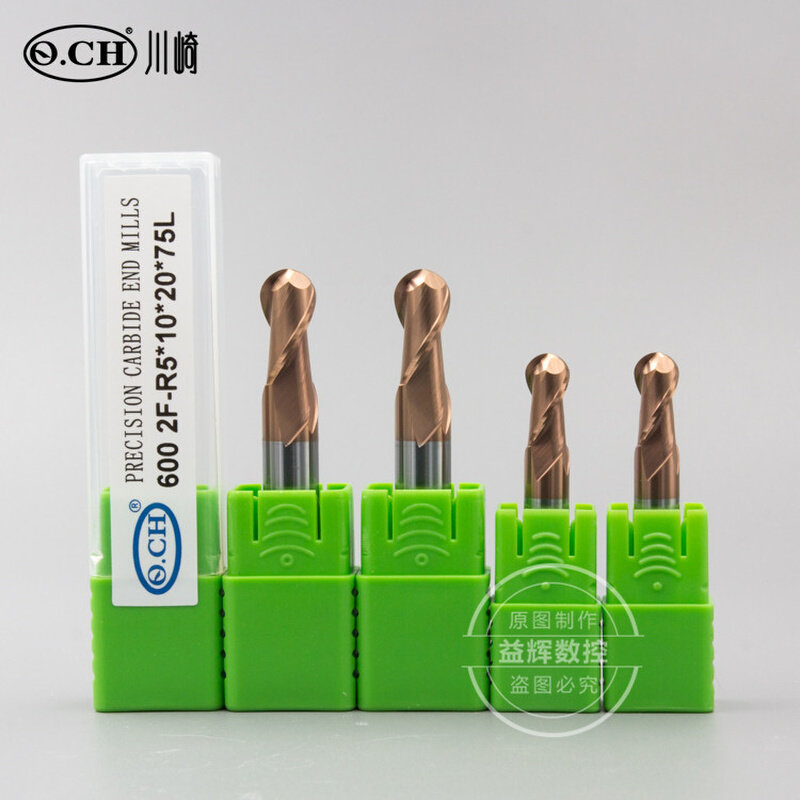 5-r10 hrc60度高转速高硬度切削钨钢铣刀