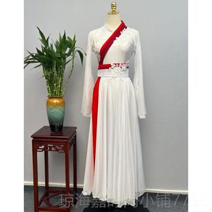 正品古典舞演出汉服2女飘逸025新款服唐汉美丽的神话舞蹈服装仙气