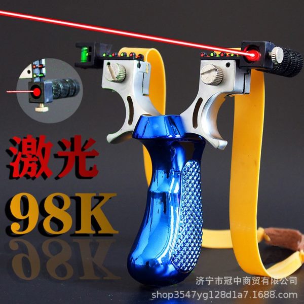 专业实战架98K快压弹弓皮新款激光瞄厂高准扁户外免绑精准家