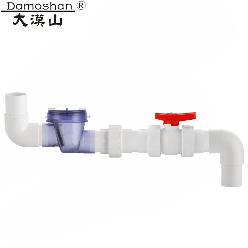 大漠山厨房下水道防反水止回阀防臭止逆阀卫生间50排水管防倒灌单