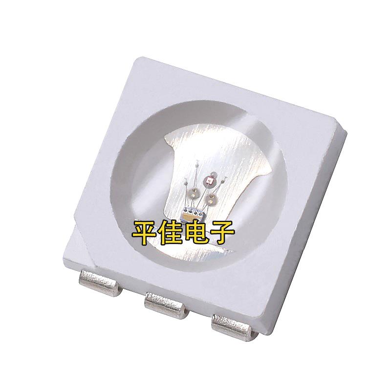 5050自闪带IC快闪/慢闪RGB 红蓝绿贴片LEDLED灯七彩高亮灯珠