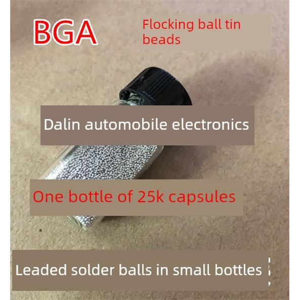 Bga球种植锡珠与铅锡球在小瓶子