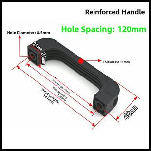 加强筋方形塑料拉手冷库拉手电焊机拉手尼龙工业设备把手烘箱提手