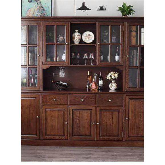 餐边柜美式实木餐边柜简约靠墙厨房橱柜酒柜置物架茶水柜储物柜,住宅家具,酒柜,淘宝优惠券,粉丝福利购,淘宝优惠卷