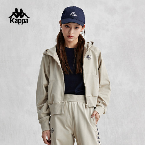 卡帕帽衫Kappa连帽外套女