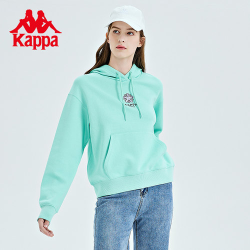 卡帕套头帽衫Kappa连帽卫衣