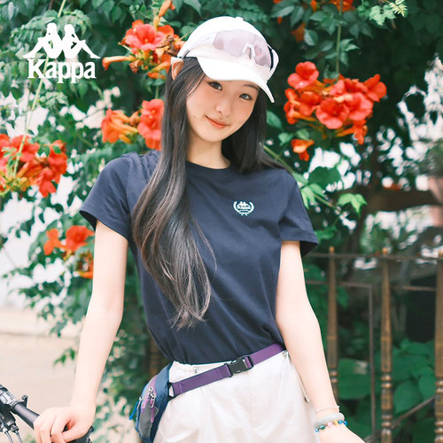 卡帕女舒适亲肤短上衣复古显瘦