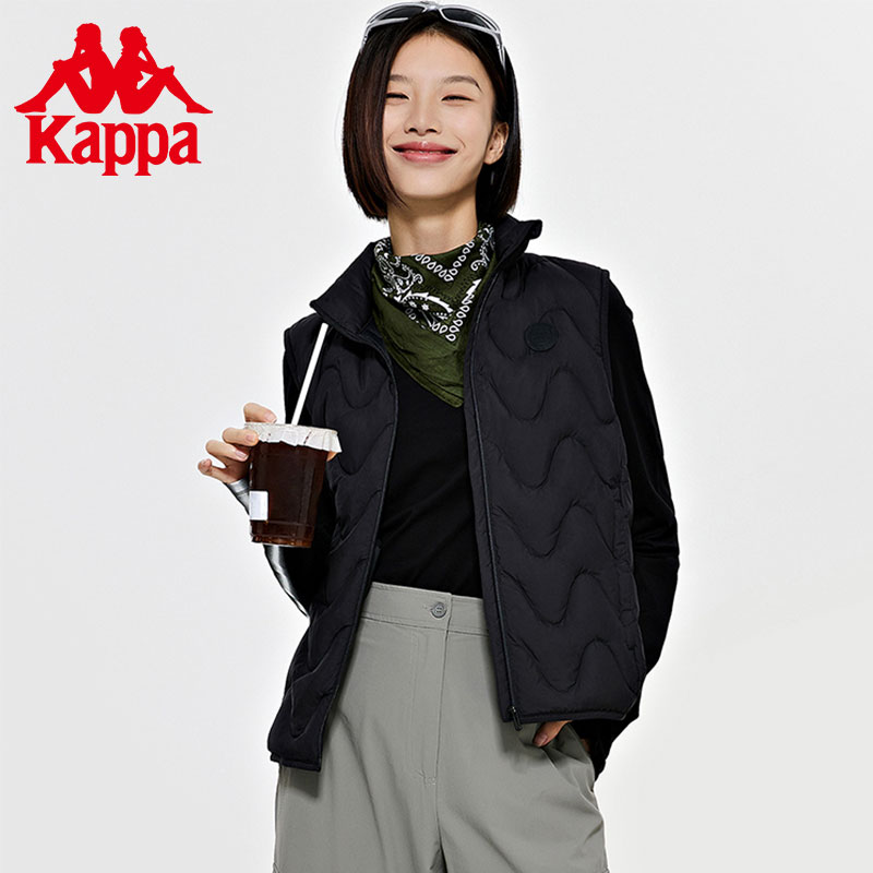 卡帕羽绒马甲背心KAPPA