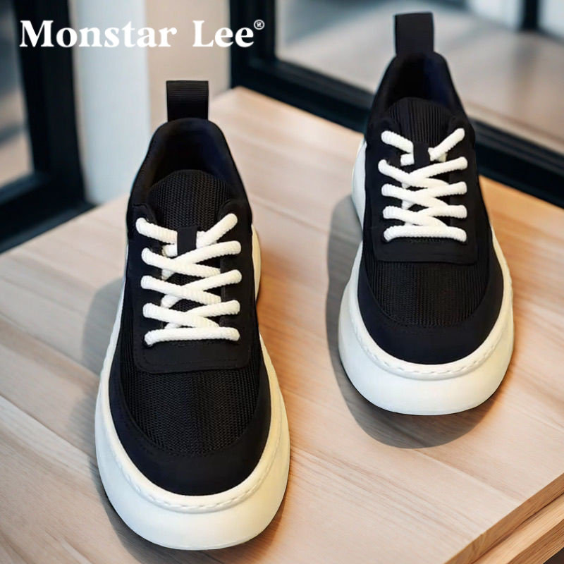 Monstar Lee英国设计师联名款2026欧洲站秋季新款休闲冰丝布网鞋