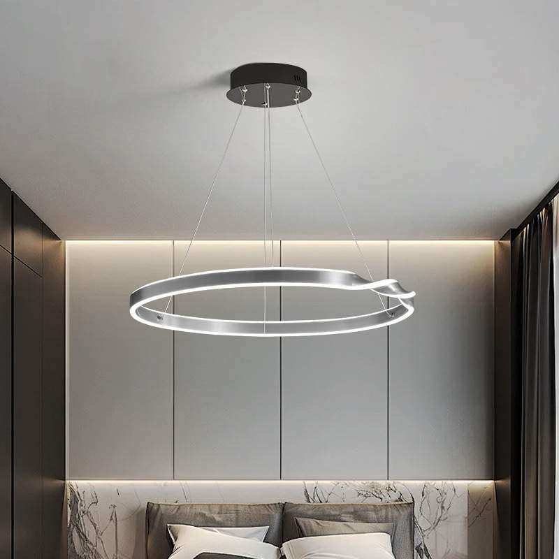 客厅吊灯2025新款大气现代简约创意北欧轻奢客厅大灯餐厅水晶吊灯