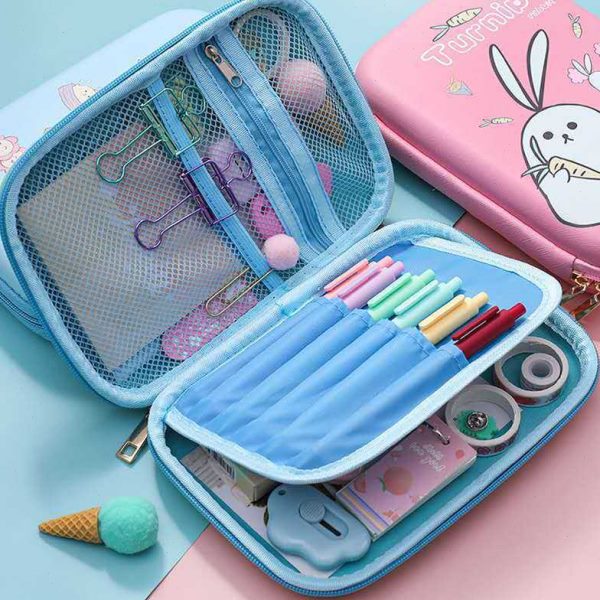 颜值感卡通多功能笔袋幼儿园孩子大容量小学生ins高高级男女可爱