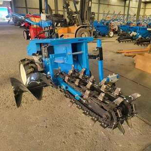 柴油链条式开沟机 自来水管道挖沟机 果园施肥开槽机