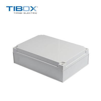 TIBOX户外防水接线盒 可开孔加工塑料盒 轨道交通按钮盒厂家