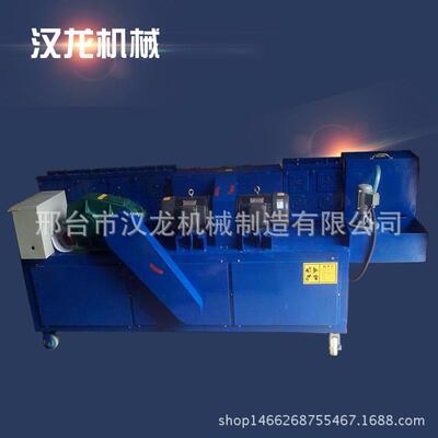 双曲线钢管调直除锈机 大型钢管调直除锈喷漆一机厂家出售调直机