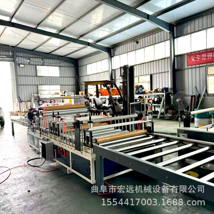 热胶实木皮包覆机 变频无极调速 省胶省膜易调整全自动包覆机