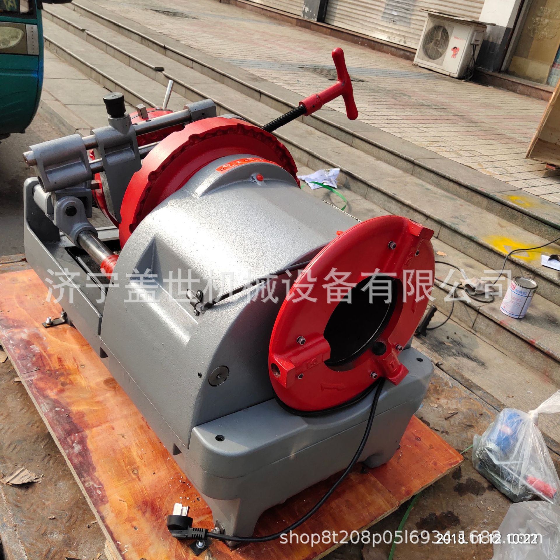 2寸3寸4寸6寸管道开牙机车丝机电动水管套丝机 管子绞丝机