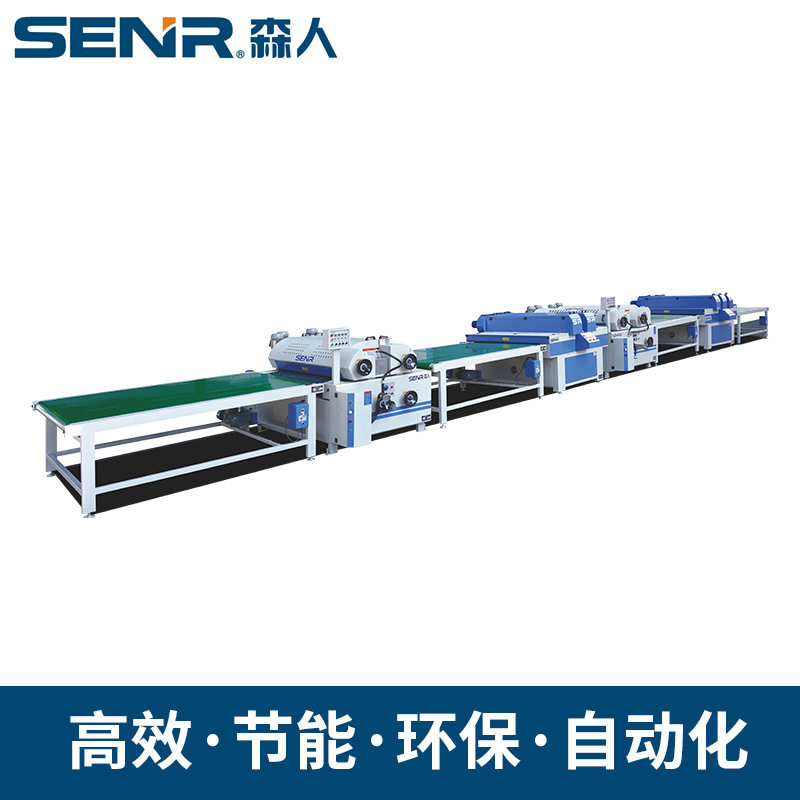双轮全自动滚涂线床垫木门板材