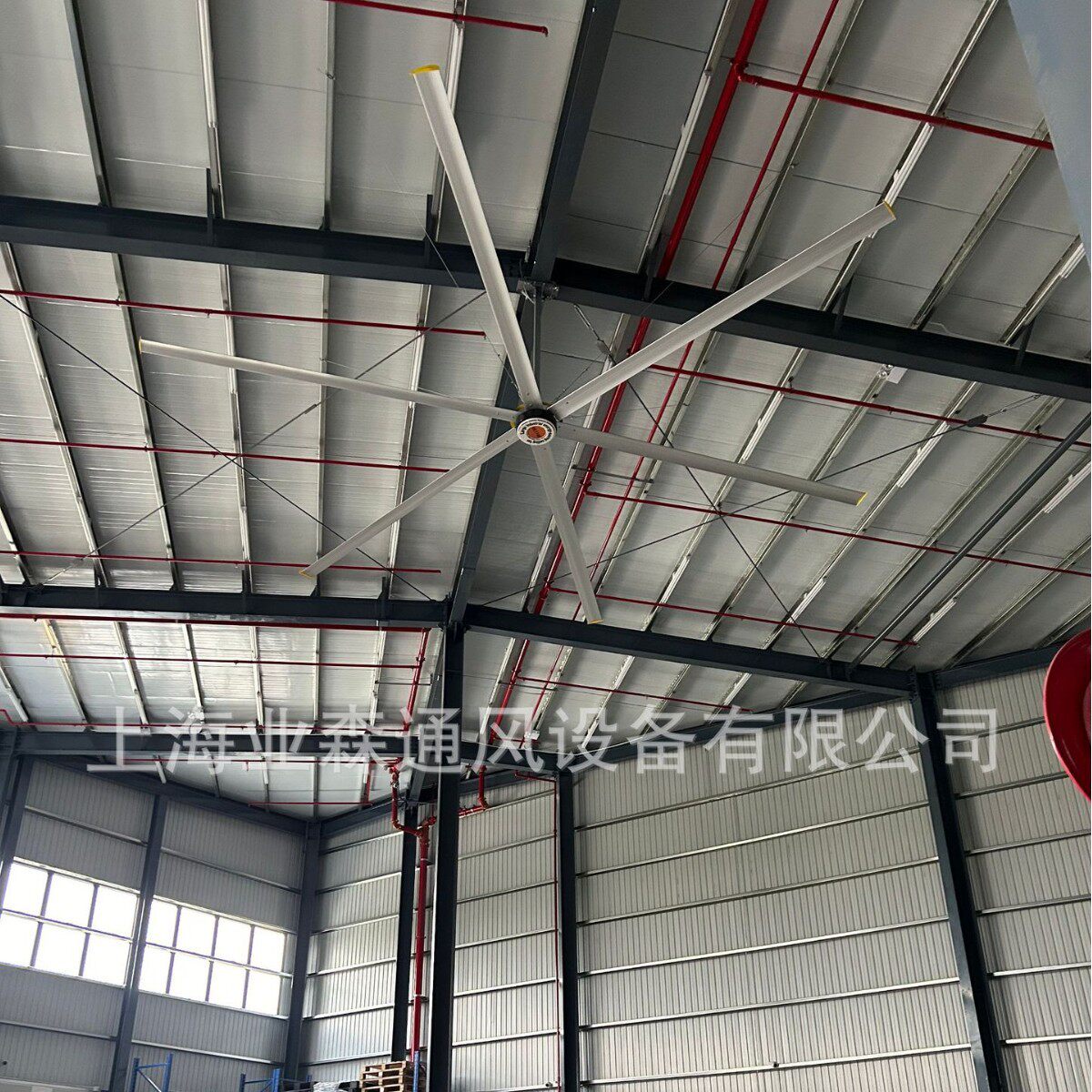 7.3米6叶PMSM永磁同步电机大型工业大吊扇大风扇