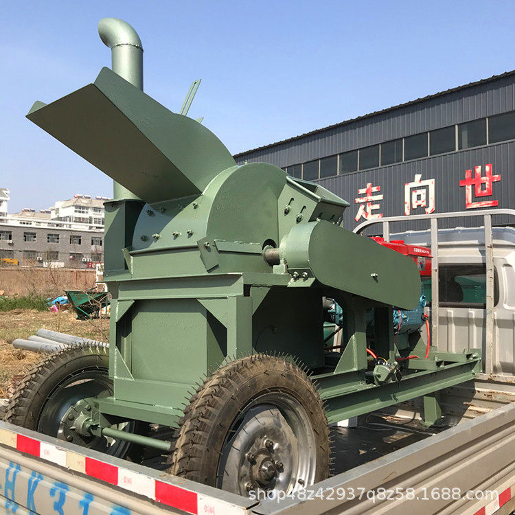 锯末粉碎机木块木条打糠机建材颗粒板粉碎机泡沫除尘粉碎机
