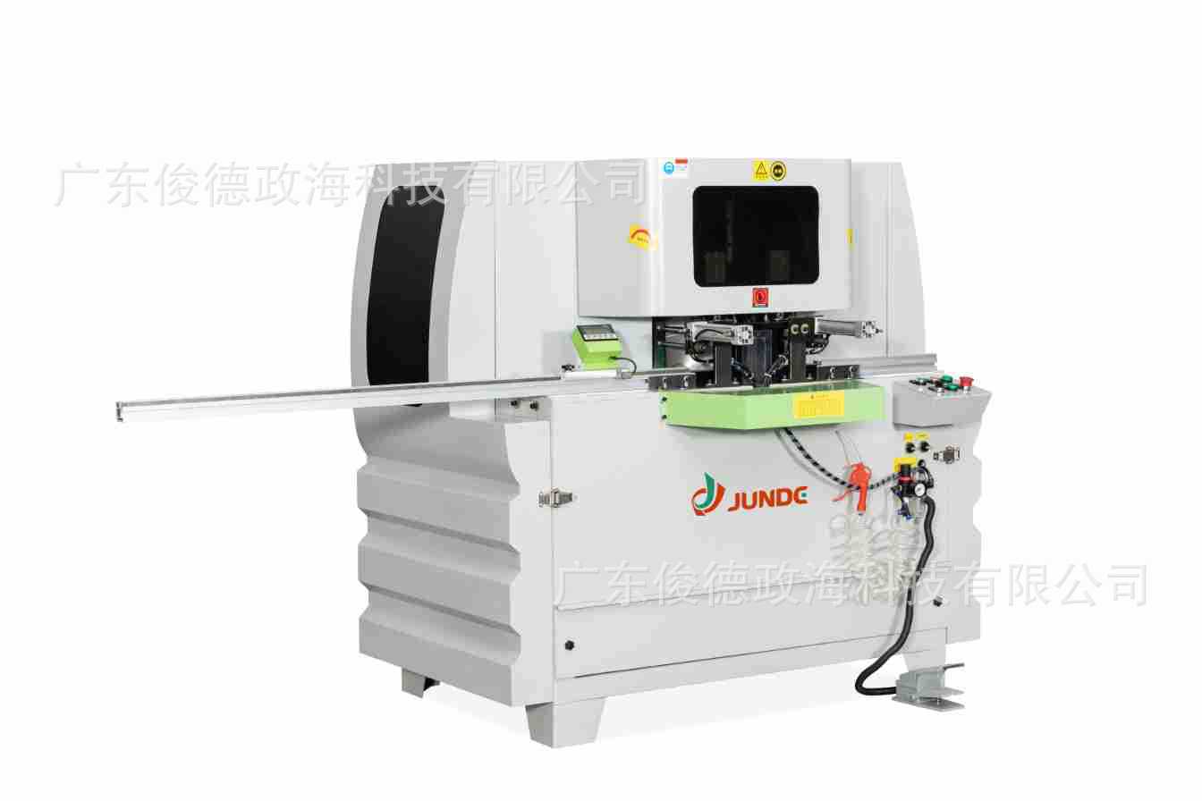 双锯片45度切割机(直线导轨型)数控门窗全铝金框加工设备