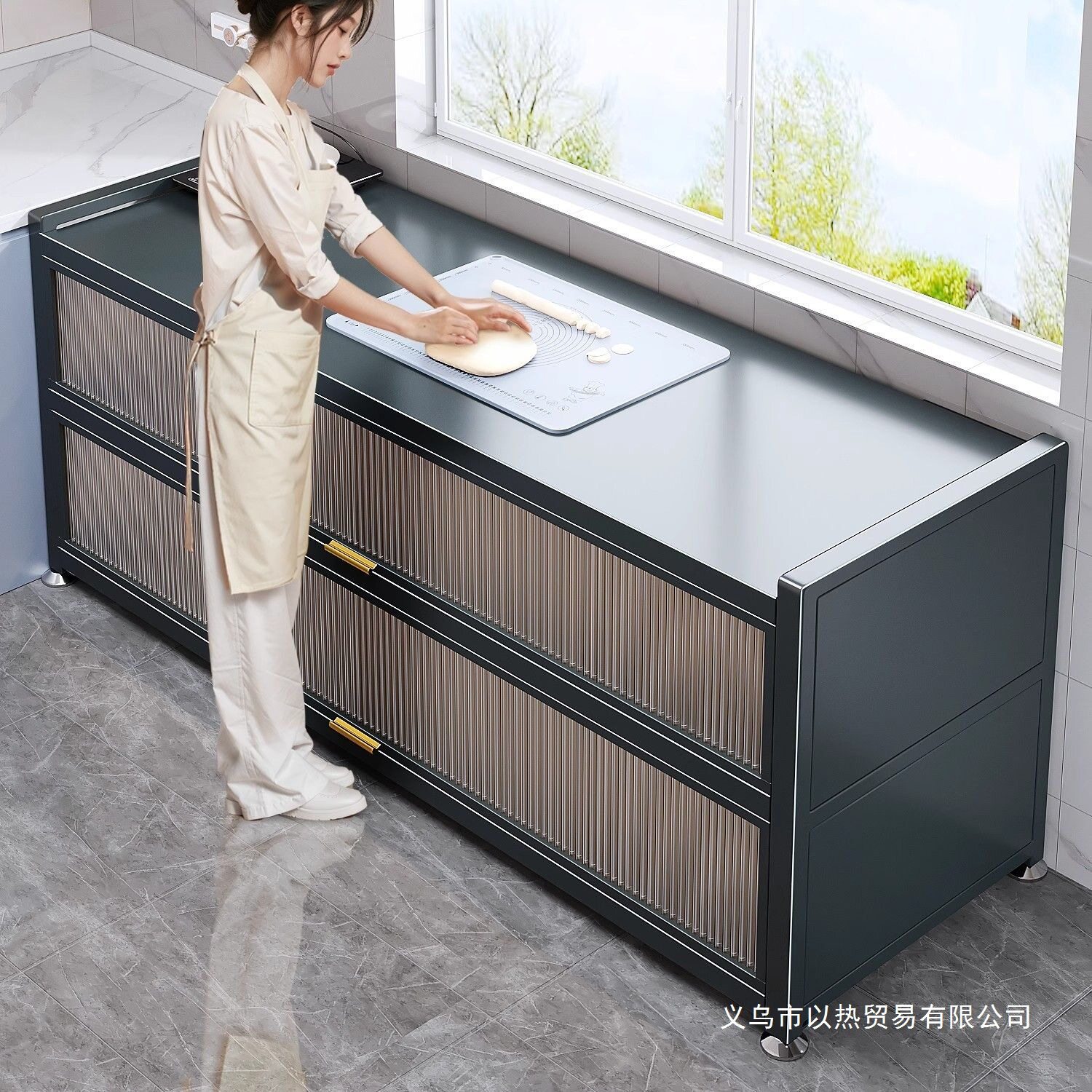 柜子杂物遮丑柜门帘厨房柜橱柜遮挡柜鞋架柜衣柜防尘帘免打孔柜子