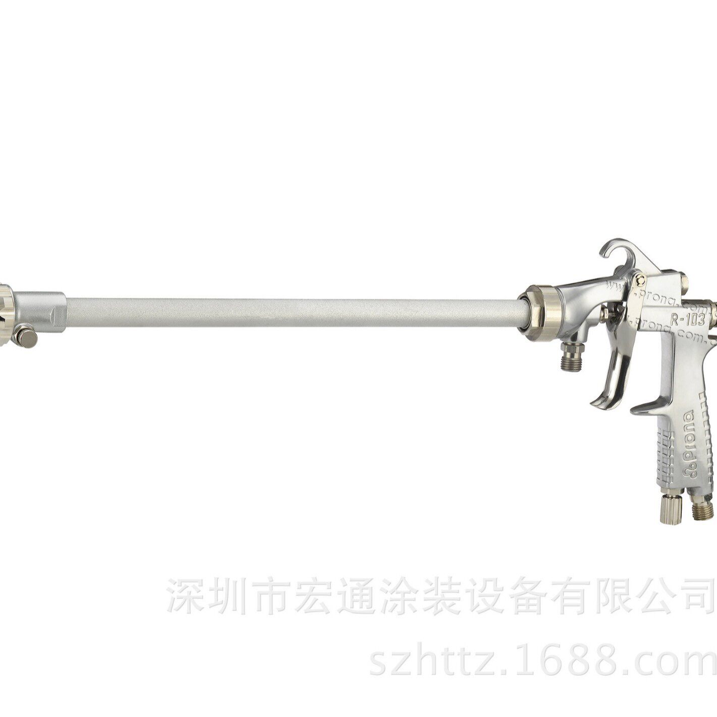 原装台湾宝丽长杆内壁喷涂喷枪R-103L-P12油漆喷枪长杆喷漆枪