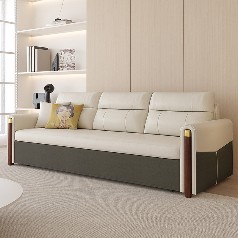 多功能梳化床香港小户型客厅沙发床两用高端折叠双人液压升降沙发