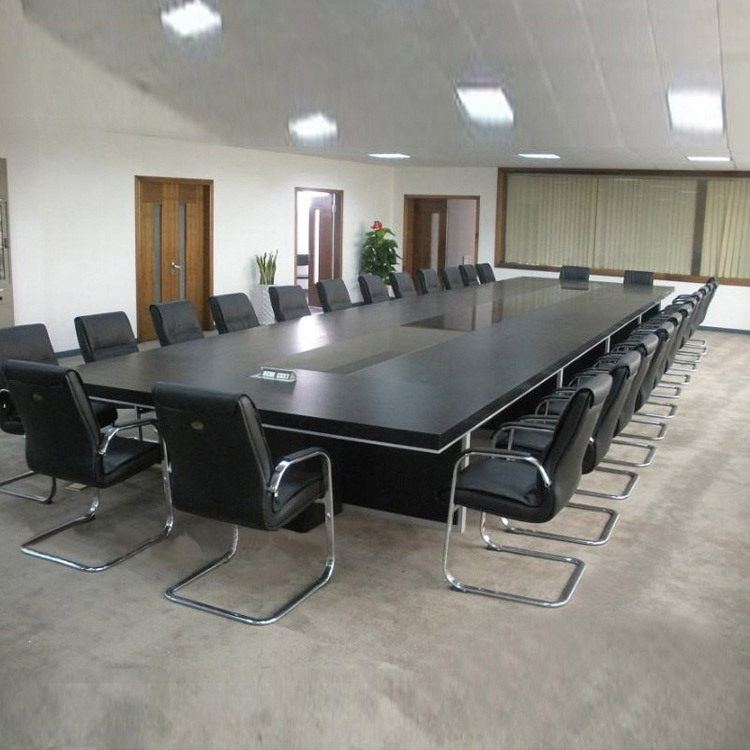 北京办公家具板式长条形多人会议桌小型公司办公室组合会议室桌椅