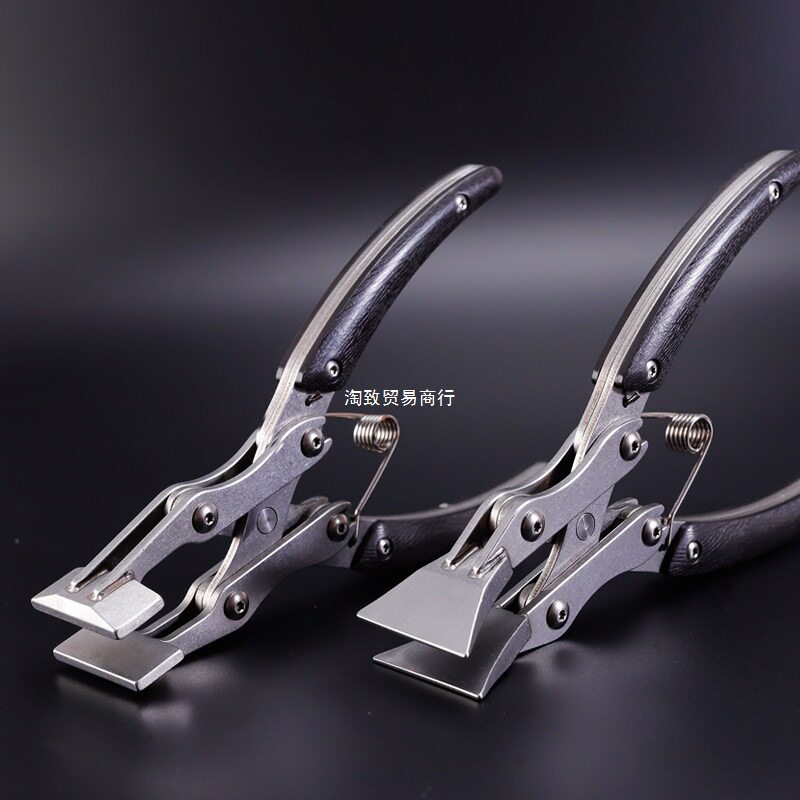 皮革平行钳宽口钳 DIY手工皮艺钳子夹胶夹紧压胶线粘合平口工具