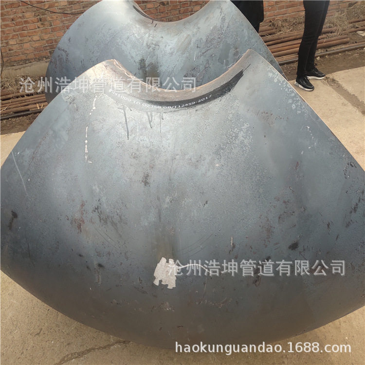 90度短倍弧焊接除尘管道弯头