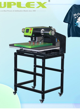 40*50气动烫标机Hot Stamping transfer printer双工位烫画机服装
