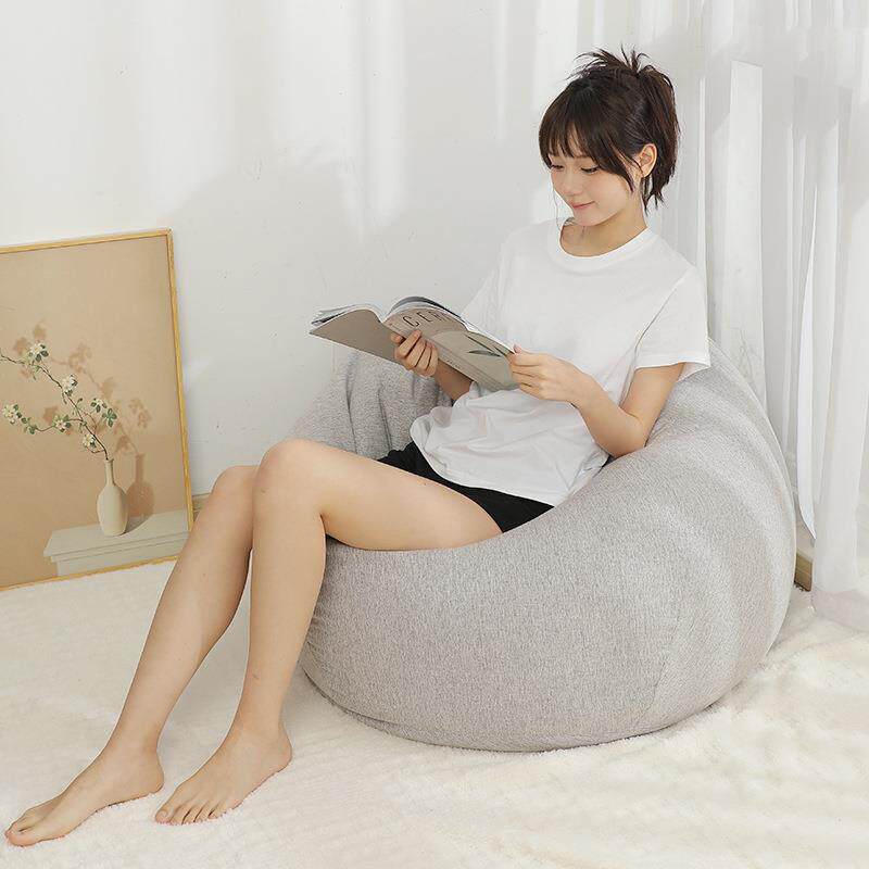 懒人沙发豆袋榻榻米布艺沙发卧室阳台单人沙发可拆洗内胆EPP填充