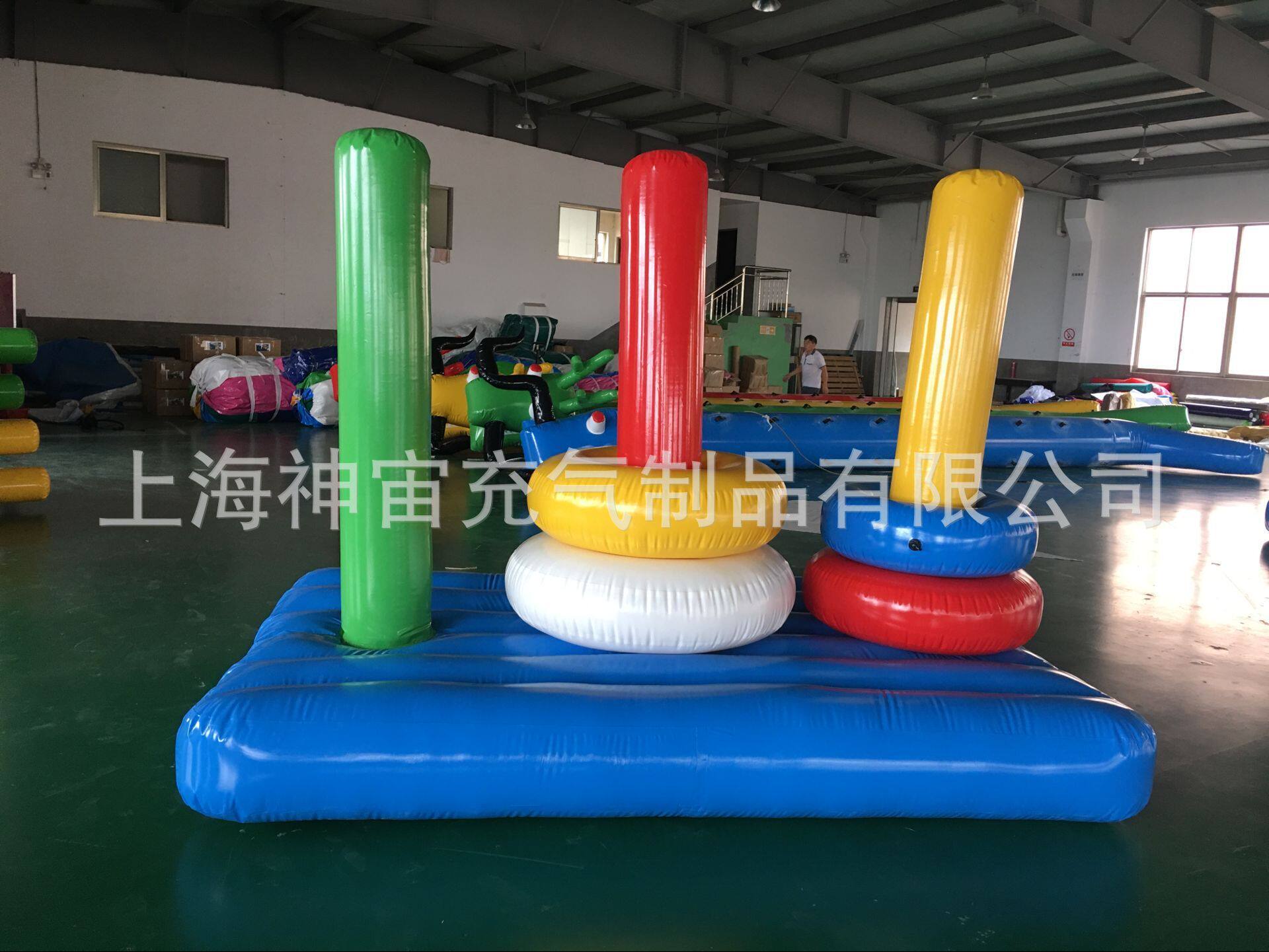 趣味运动会比赛竞速器材 充气汉罗塔趣味运动会道具充气毛毛虫