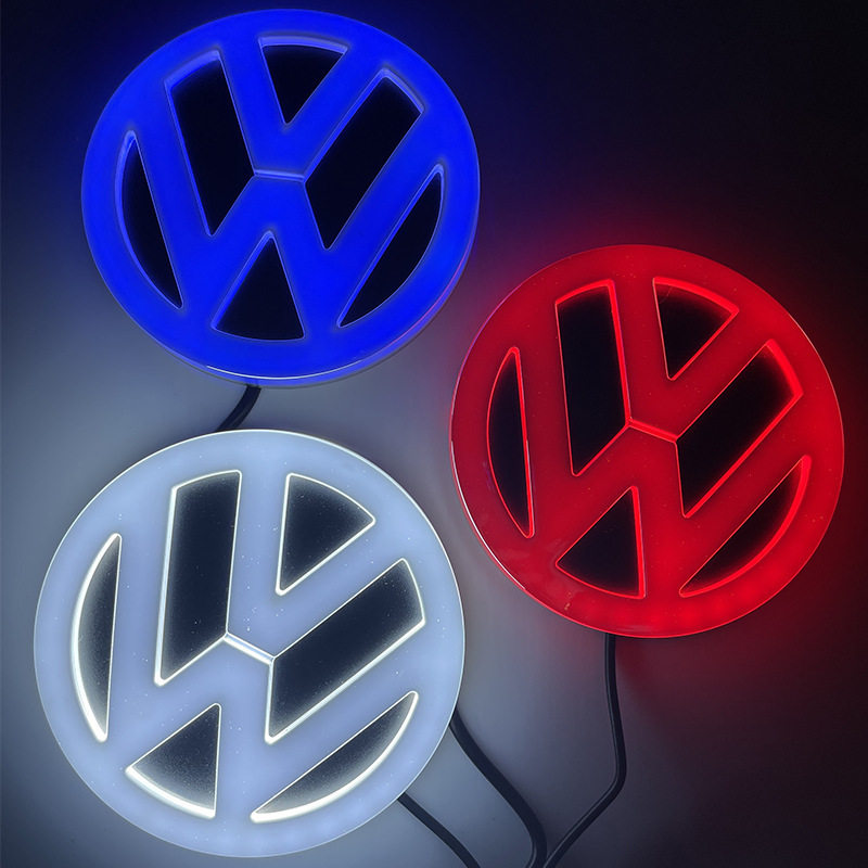 大众车标4D发光LED尾灯