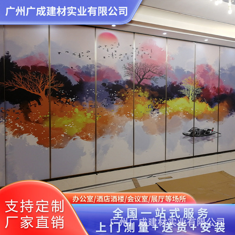酒店会所隔音高隔断折叠门