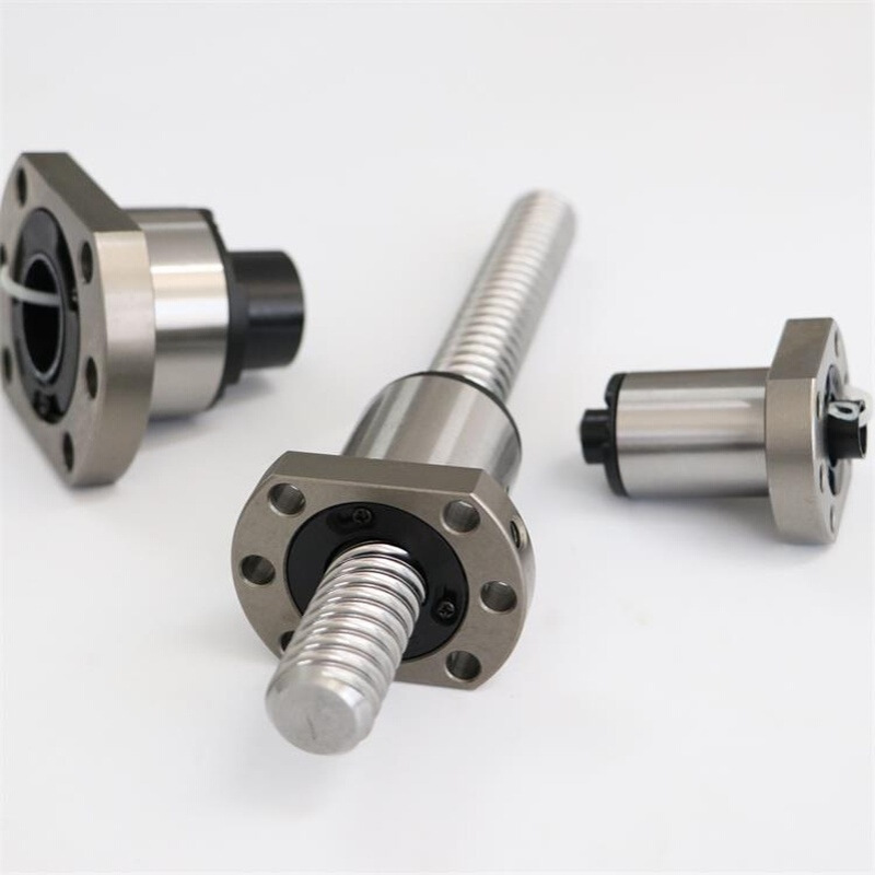 工厂直销滚珠丝杠SFU1204-350研磨螺母互换型号C7精度传动丝杆