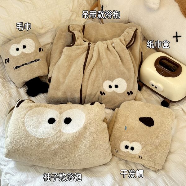 巾家用大码穿秋冬可穿裹浴巾女学生宿舍可浴裙吸水以款衣服的高级