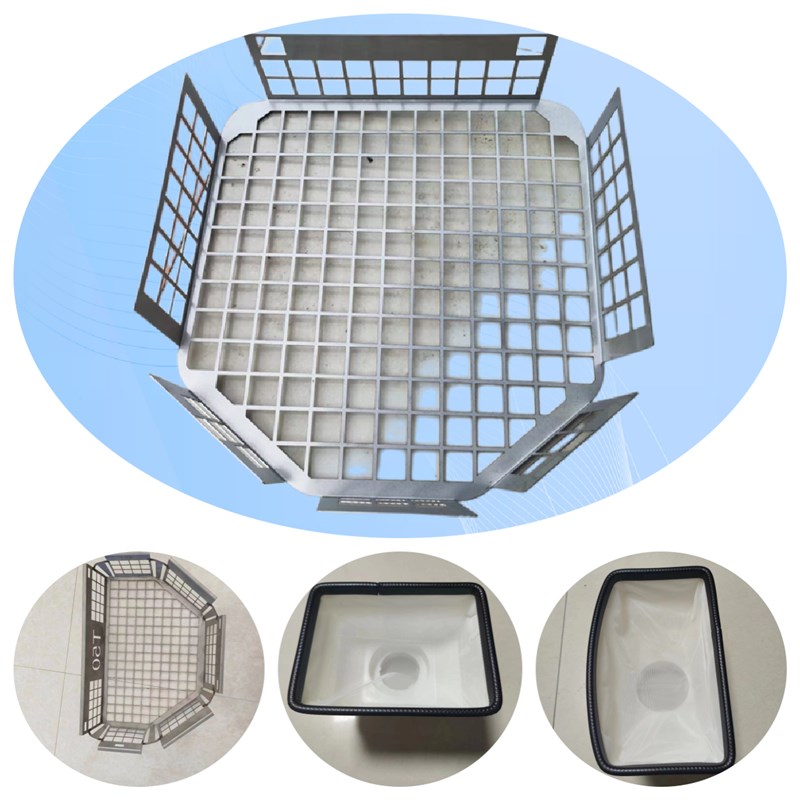 大疆无人机加药漏斗t20t30t40t50加肥M过滤网不锈钢植保机加肥箱