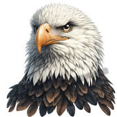 犀利老鹰贴纸电动车汽车自粘防水遮瑕贴画墙上玄关霸气老鹰贴纸画