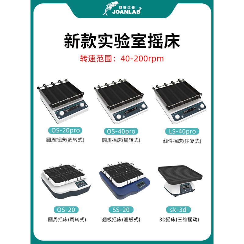 群安仪器实验室摇床3D轨道式振荡器调速圆周水平回旋往复式震荡器