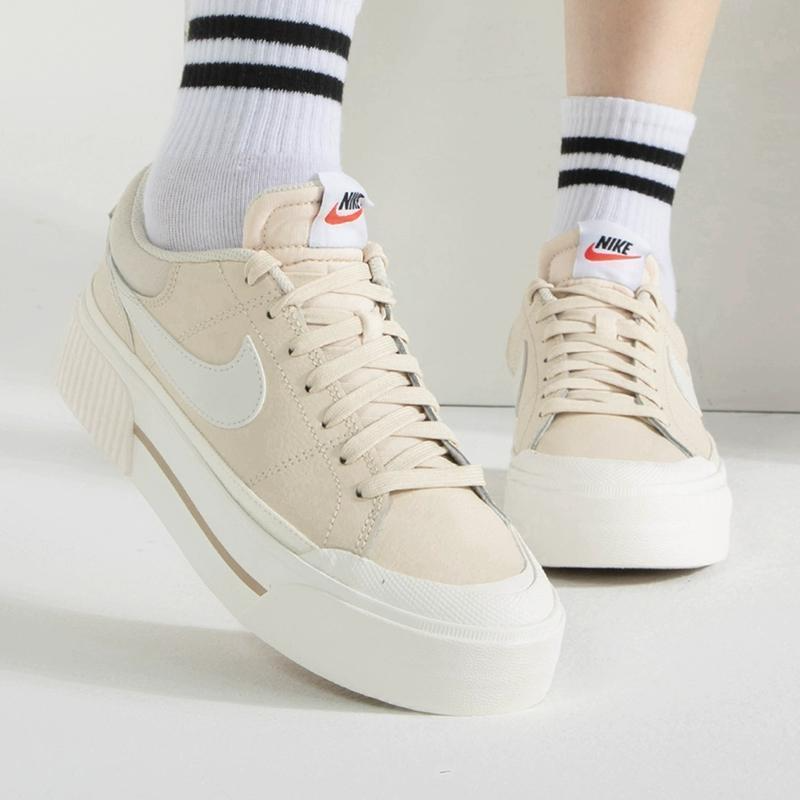 Nike Court Legacy Lift舒适缓震防滑耐磨厚底休闲板鞋DM7590-200,运动鞋new,运动休闲鞋,淘宝优惠券,粉丝福利购,淘宝优惠卷