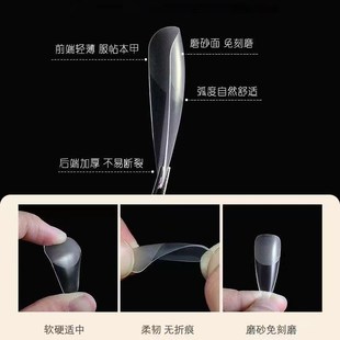 补号甲片单号可选补充装 美甲店专用超薄无痕指甲贴0-9号大小尺寸