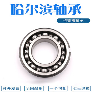 哈尔滨轴承带卡簧槽 6207N 6208N 6209N 6210N 6211N 6212N 6213N