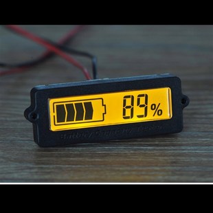内装 LY6N电量显示器铅酸锂电池3串7串10串12v24v内嵌百分比仪表 款