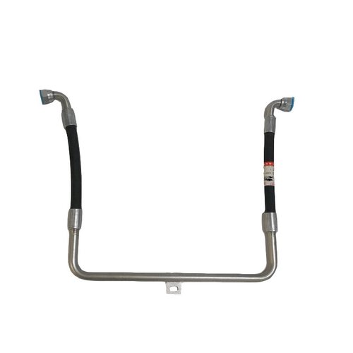 液压油高压耐油钢丝橡胶管合力三吨锂电堆高机升降缸钢管耐高温配