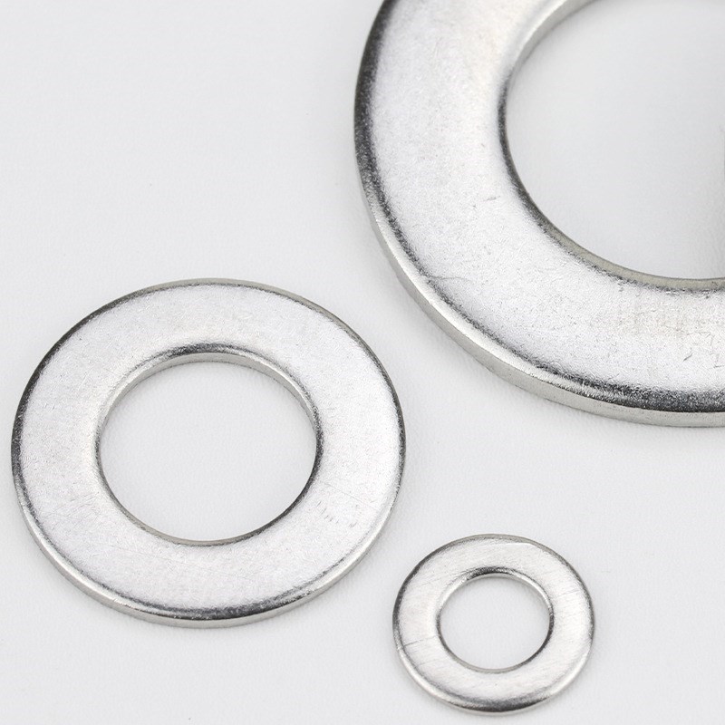 304不锈钢平垫圈套装p平垫片盒装五金螺丝垫片混装155/620PCS