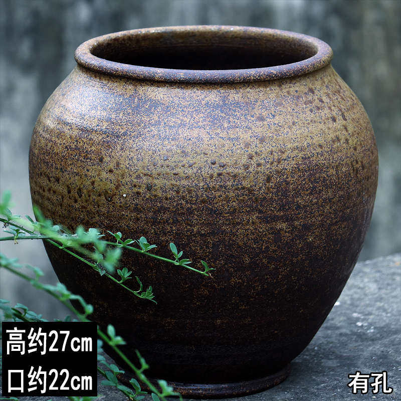 新疆包邮复古透气旧坛子多肉兰花陶罐粗枫盆花盆陶盆大装饰流泉民,鲜花速递/花卉仿真/绿植园艺,花盆,淘宝优惠券,粉丝福利购,淘宝优惠卷