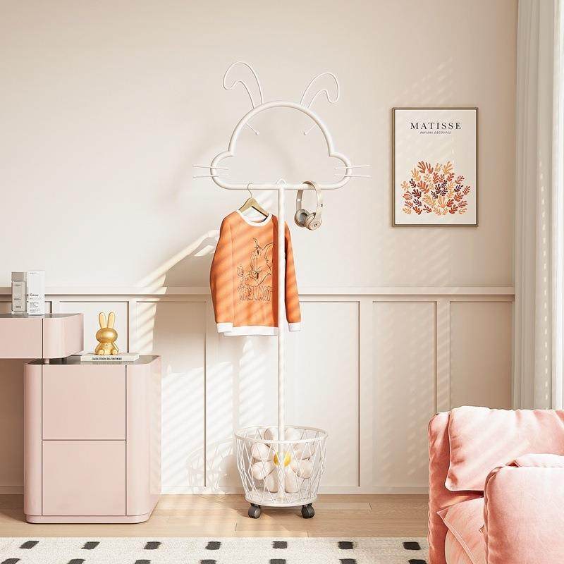 可移动带轮衣帽架卧室衣服挂架收纳篮卡通铁艺儿童挂衣架落地立式,农机/农具/农膜,播种栽苗器/地膜机,淘宝优惠券,粉丝福利购,淘宝优惠卷